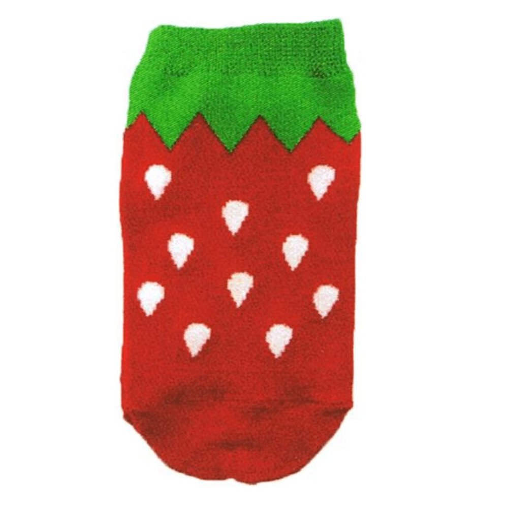 Strawberry Pattern Toddler Ankle Socks